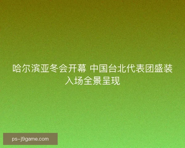 哈尔滨亚冬会开幕 中国台北代表团盛装入场全景呈现